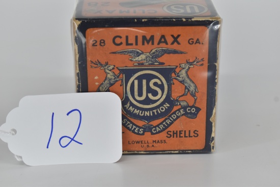 U.S. Ammunition – “Climax” – 28ga. 2 pc. BOA, Appears Empty Hulls Only WTOC
