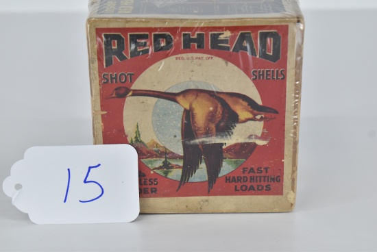 Montgomery Wards & Co. – “Red Head” – 12ga. Empty 2pc. BOA w/Flying Goose