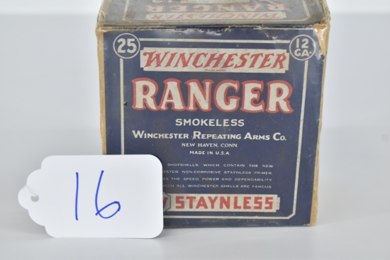Winchester – “Ranger” – 12ga. 2pc. BOA, 5 Shot, Appears ½ Full, WTOC