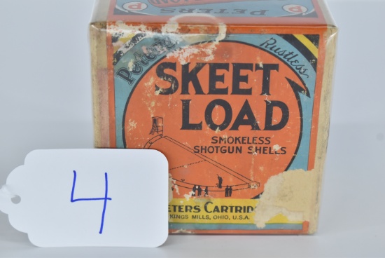 Peters – Rustless – “Skeet Load” – 20ga. 9 Shot 2 pc. –  Sealed Box, WTOC