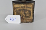 Laflin & Rand Powder Co. – “Orange Rifle Powder” Powder Can, Nice Label but Dark Spot-on Label and M