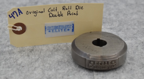 Original Colt Roll Die – Double Print – 2 Lines – “Combat” “«Elite«”