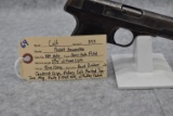 Early Three Digit Serial #343 Colt – Pocket Hammerless Pistol w/Audley Patent Quick Releas