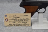Colt – Mod. Targetsman – 22 Long Rifle Cal. Semi-Auto Pistol