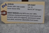 Marlin – Factory Special Order Mod. 1891 Deluxe Take Down (Side Loader) 1st Generation – 22 Cal. Lev