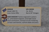 Marlin – Mod. 1893 Take Down Factory Engraved – 38-55 Cal. Lever Action Rifle
