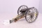 Scaled Painted Model 1861 Civil War Cannon, Cast Aluminum