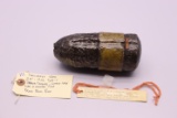 Hotchkiss Shell 2.9”-9Lb. Type 1 Transitional – Would have had a wooded fuse from Bull Run