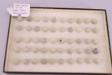 Cased Display of .69 cal. Musket Balls found at Shiloh