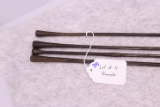 Lot of 4 Ram Rods