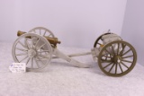 Scaled U.S. Mod. 184, 6 Pounder Gun, Brass Tube and Aluminum Limber Carriage and Carriage