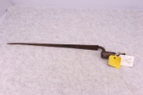 British Socket Bayonet for Long Land Pattern Brown Bess, Possible Pennsylvania Issued.