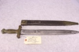 U.S. M-1832 Foot Artillery Sword Mfg. By Ames, Dated 1833 w/Original Scabbard, Sword Marked “G.Huse