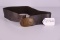 Civil War Leather Waist Belt w/“US” Puppy Paws Plate