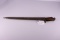 Winchester 1895 Bayonet – Marked Winchester on Guard w/Metal Scabbard
