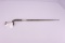 Model 1816 Socket Bayonet Marked “US”, OAL. 21” and Blade Length 18”