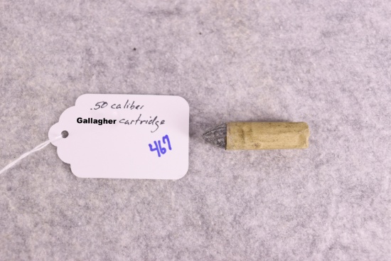 .50 cal. Gallagher Cartridge