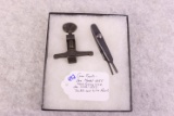 Civil War Gun Tools – One Model 1855 Main Spring Vice – One Model 1855 Tumbler and Wire Punch