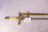 U.S. Militia Staff Officer’s Sword CIRCA. 1880, Made by J.H. Lambert and Sons of Philadelphia, Bone