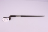 Model 1816 Socket Bayonet, OAL. 19 ½” and the Blade is 16 ½”