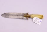 Period Modified 1880 Bayonet, OAL. 13 ¼” and Blade Length is 8 ¼”, Marked “US Springfield” and “483”