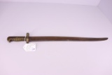 Sword Bayonet for Mississippi Rifle, OAL. 26 ½” and Blade 21 ¾”, Relic Condition