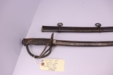 U.S. Model 1860 Cavalry Saber Mfg. by Ames, First Year of Issue Dated 1859 w/Scabbard