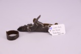 Percussion Lock and Parts, Lock marked “Brooke Evans” – Dated 1824 w/Barrel Band