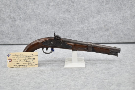 S. North – Mod. 1819 – 54 Cal. Converted to Percussion Pistol