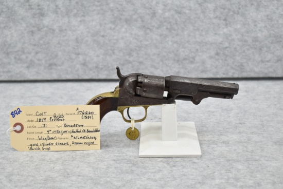 Colt – Mod. 1849 Pocket Revolver – 31 Cal. Percussion Revolver
