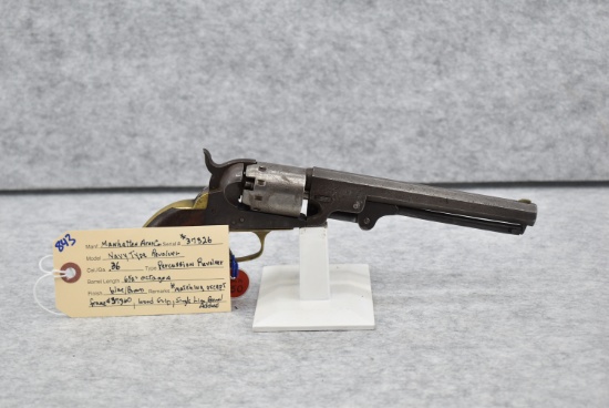 Manhattan Arms Co. – Navy Type Revolver – 36 Cal. Percussion Revolver