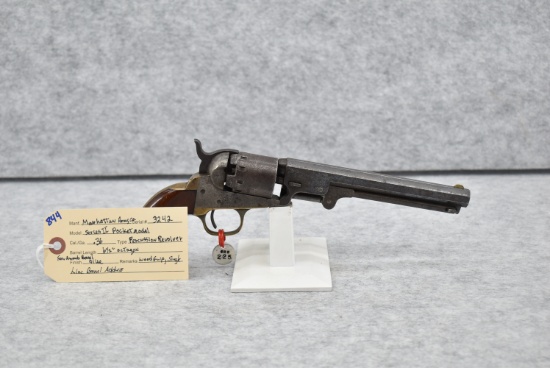 Manhattan Arms Co. – Series II Pocket Model – 36 Cal. Percussion Revolver