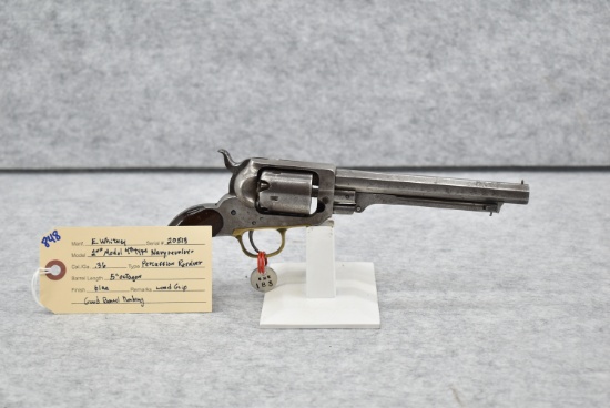 E. Whitney – 2nd Model, 4th Type Navy Revolver – 36 Cal. Percussion Revolver