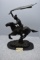Bronze – Inspired by Frederick Remington 1888 – “Bronco Saddle” – Henry Bonnard Bronze Co. – 27” Hig