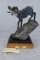 Signed Bronze – “Racing River Ram” of a Single Stone Sheep – By Rick Taylor – 14” High – Weighs 17.3