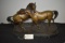 Bronze – Pair of Wild Horses – By P. J. Mene – 1869 – 18” High & 27” Wide – Weighs 101lbs – On Alaba