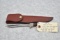 Case XX – R803 SSP 9-Dot – “Choctaw” Indian Fixed Blade Knife – w/Wood Handle & Lanyard Hole – w/Cas
