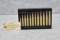 Weatherby – Black Lucite Cartridge Block – Includes 12 Cartridges Ranging From 224 Wby. – 460 Wby. –