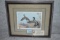 Ned Smith – 1985 PA Duck Stamp – 2730/7380 – Framed & Double Matted Print