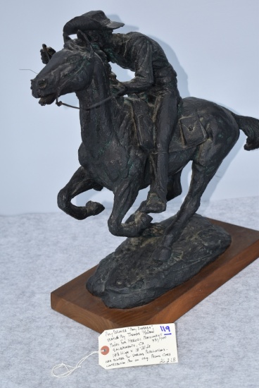 Poly Bronze – “Pony Express” – Statue by Thomas Holland – Model for Heroic Monument – Sacramento, CA