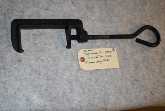 Un-Marked Trap Setting Vice Clamp – 14” Overall Length Closed & 5¾” Inside Jaw Spread