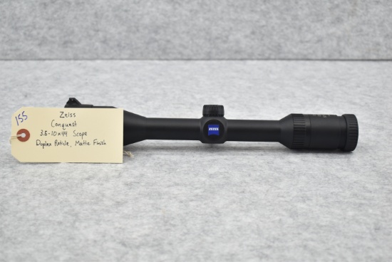 Zeiss – Conquest – 3.5-10x44 Scope – w/Duplex Reticle – Matte Finish