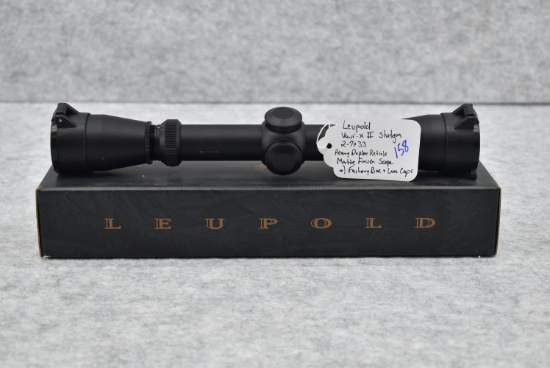 Leupold – Vari-X II Shotgun – 2-7x33 Scope – Heavy Duplex Reticle – Matte Finish – w/Factory Box & B