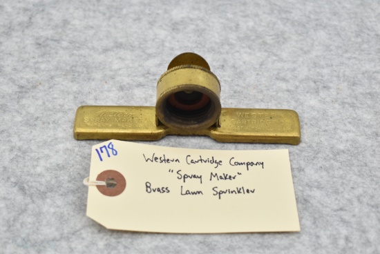 Western Cartridge Company – “Spray Maker” Brass Lawn Sprinkler