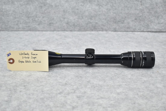 Weatherby Premier – 3-9x40 Scope – Duplex Reticle – Gloss Finish