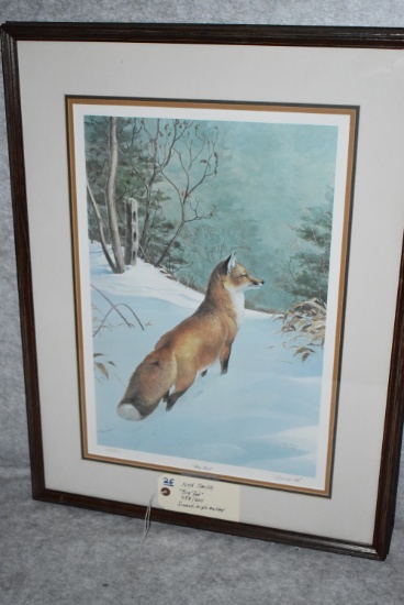 Ned Smith – “Big Red” – 538/600 – Framed & Triple Matted Print