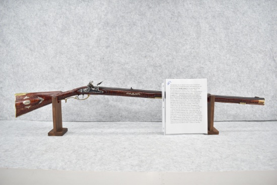 Outstanding One of a Kind Contemporary Transitional Style Full Stock Flintlock Kentucky Rifle Built