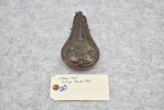 Unknown Mfg. Antique Powder Flask