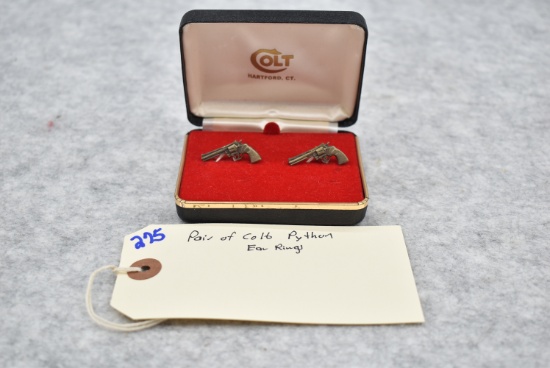 Pair of Colt Python Ear Rings