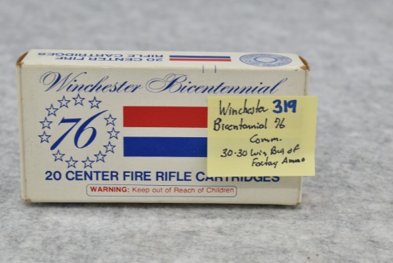 Winchester – Bicentennial 76 Commemorative 30-30 Win. Box of Factory Ammo